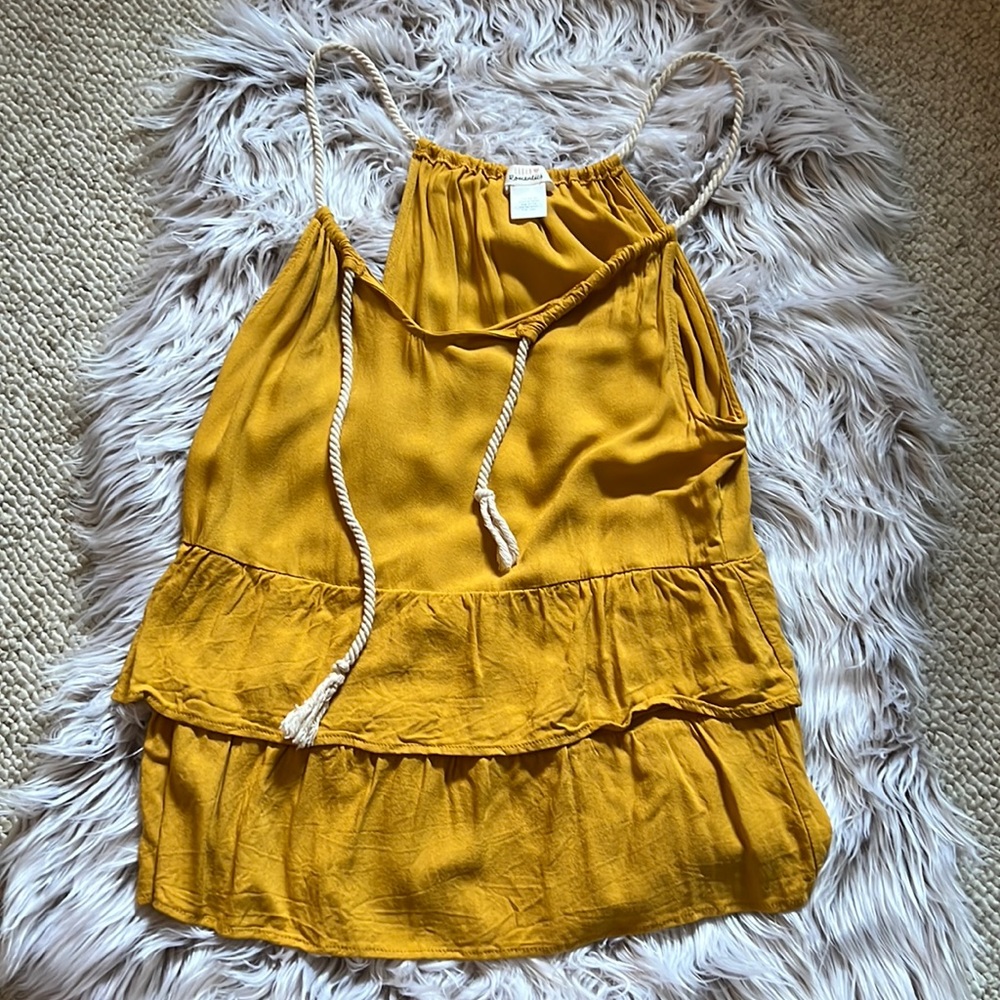 Urban Romantics ruffle tank top